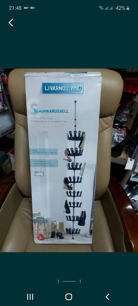 

Телескопическая полка стойка для обуви для 48 пар обуви Livarno Living HG 00639 A