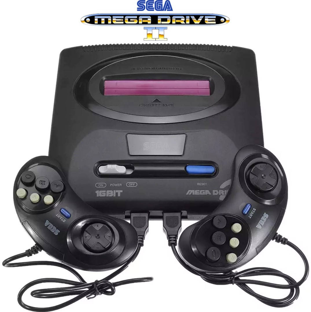 

Игровая приставка Sega Mega Drive 2 16 бит поддерживает 368 вариантов игр | Портативная игровая консоль