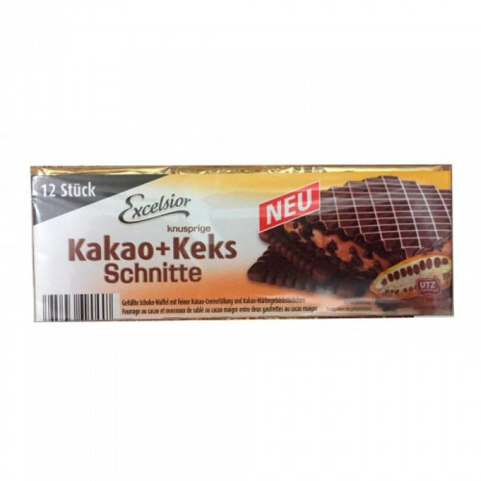 

Вафли Excelsior Kakao + Keks Schnitte 250g