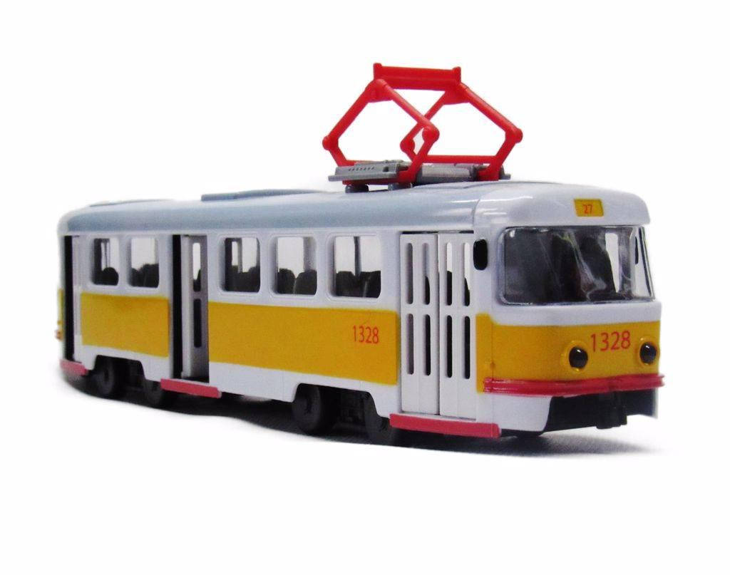 

Трамвай Tatra T3SU Автопром 9708C, Оранжевый