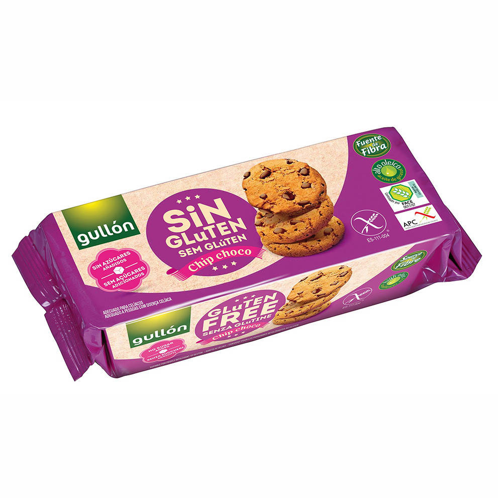 

Печенье GULLON Sin Gluten ChipChoco без глютена, 130 г, 12шт/ящ