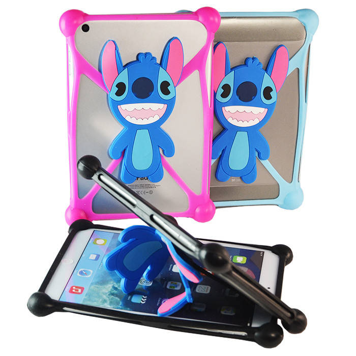 

Чехол универсальный силиконовый для планшетов Stitch Чёрный, Черный