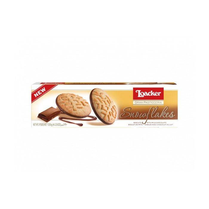 

Печенье Loacker Snowflakes Milk Biscuit 120 g