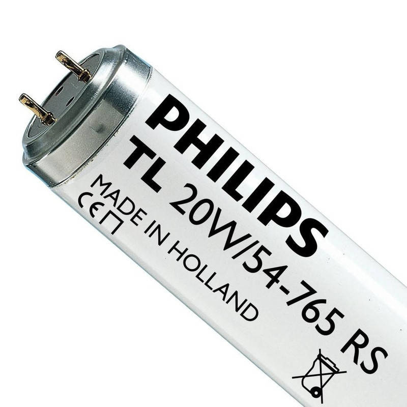 

Лампа люминесцентная TL 20w/54-765 RS PHILIPS G13d
