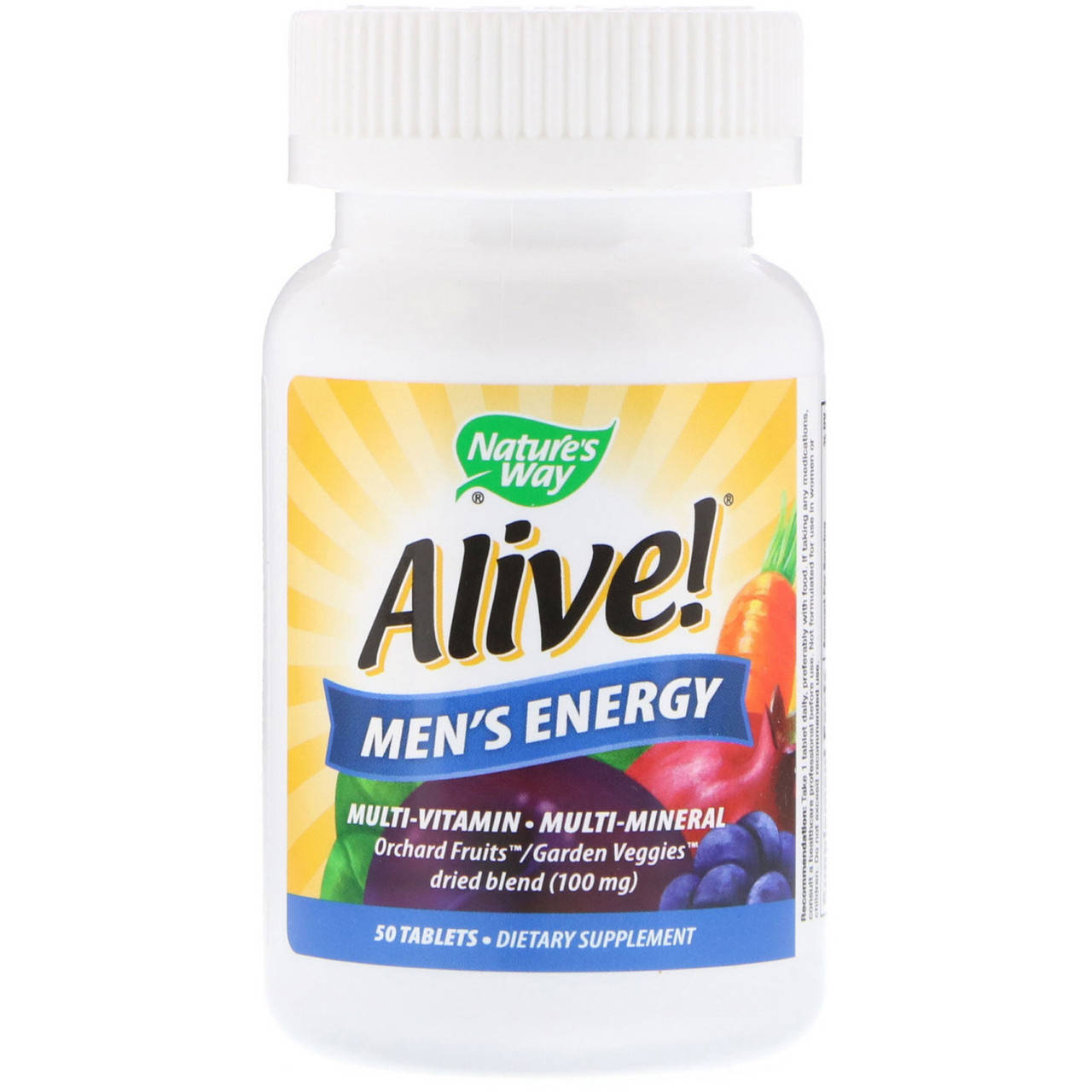 

Мультивитамины для мужчин (Alive! Multivitamin-multimineral) 50 таблеток