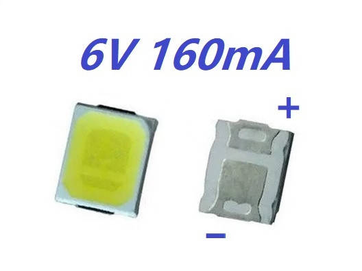 

Светодиоды для рем. подсветки China LED TV 2835 6V 170mA 1W
