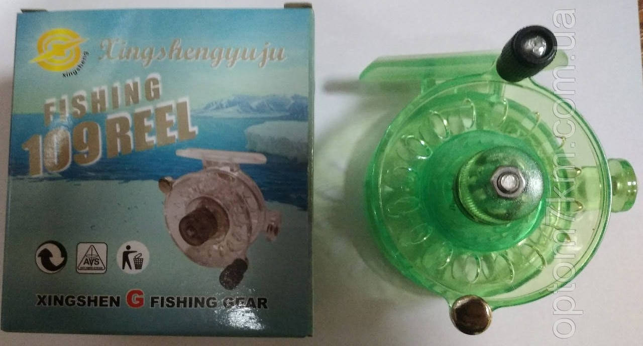 

Катушка инерционная Fishing 109 reel пластик