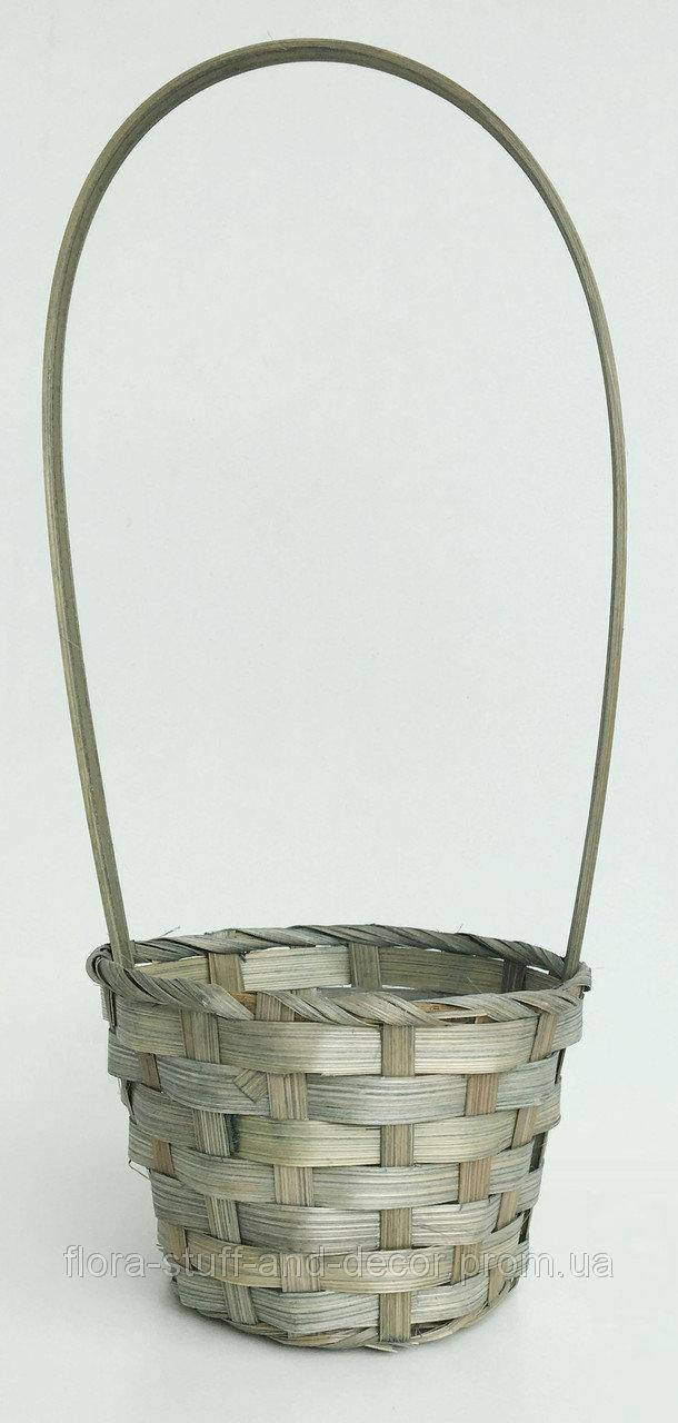 

Корзина из лозы серая 10х 34 см, Серый