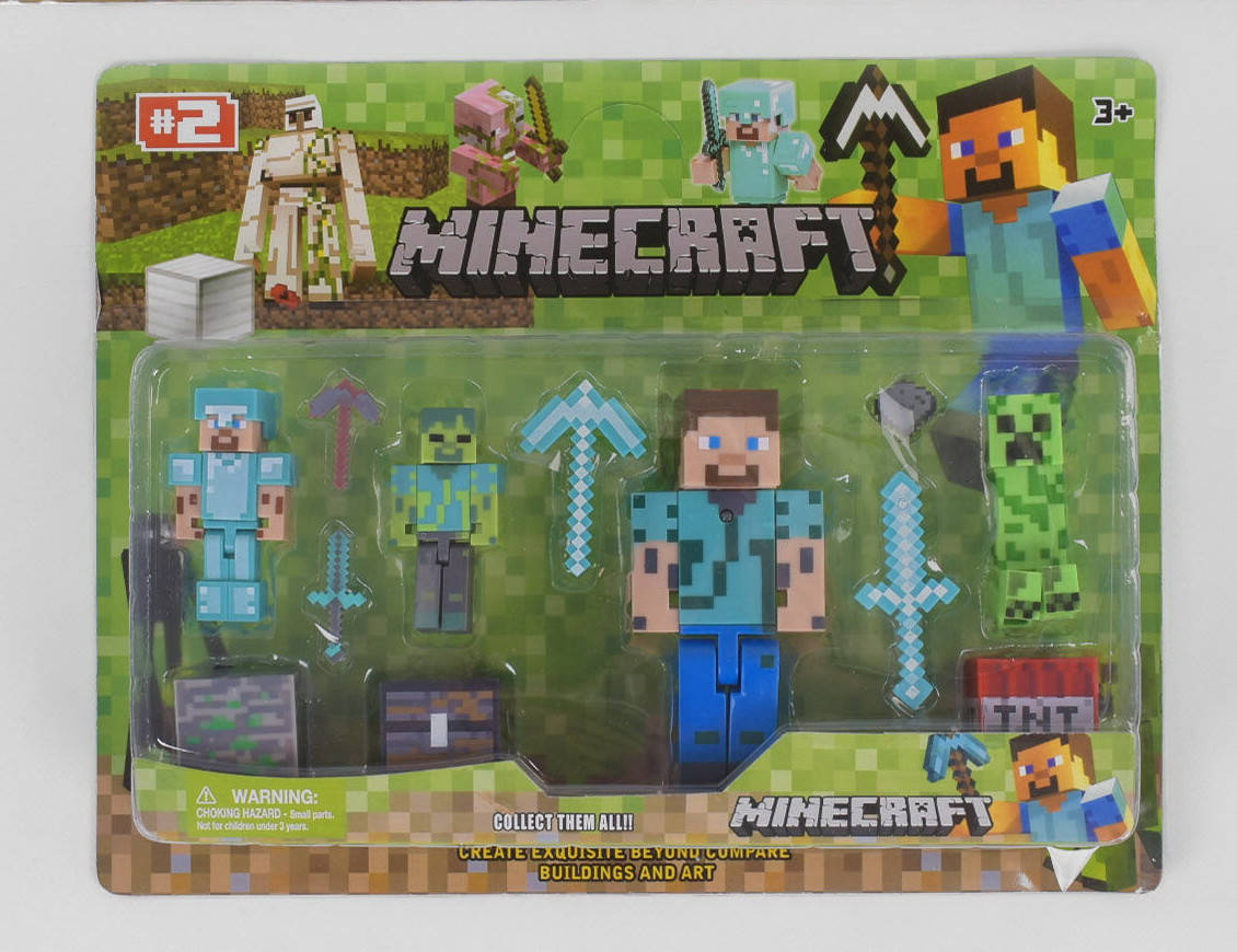 

Набор героев JL 15911-2 Minecraft Майнкрафт на листе