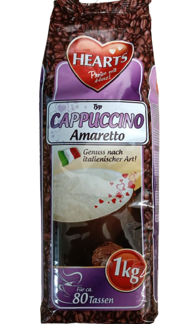 

Капучино HEARTS Amaretto 1кг, 10шт/ящ