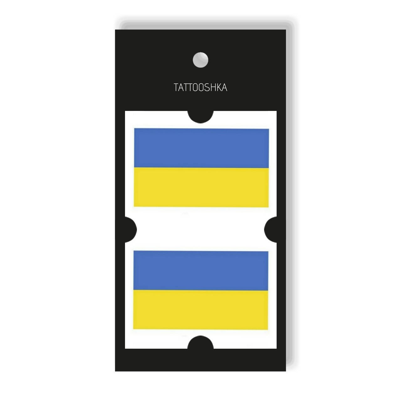 

Временное тату Tattooshka 2 флага Украины L-11