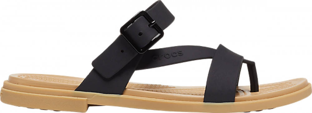 

Crocs Tulum Toe Post Sandall Black / Tan 39
