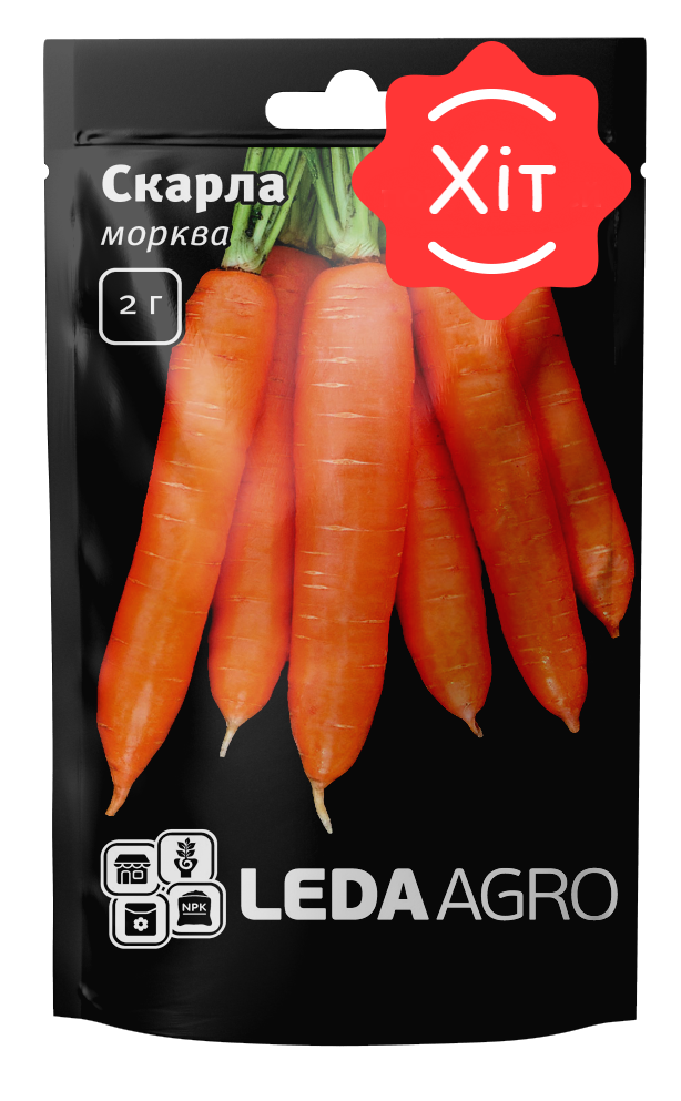 

Скарла 2 г Leda Agro Морква Насіння (Морковь Семена)