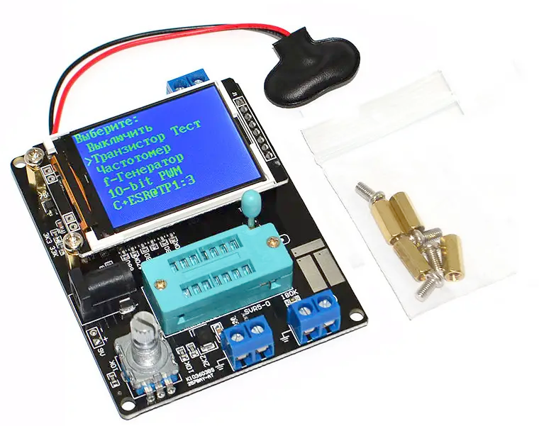 

Тестер LCR, ESR на ATmega328, RU, генератор сигналов