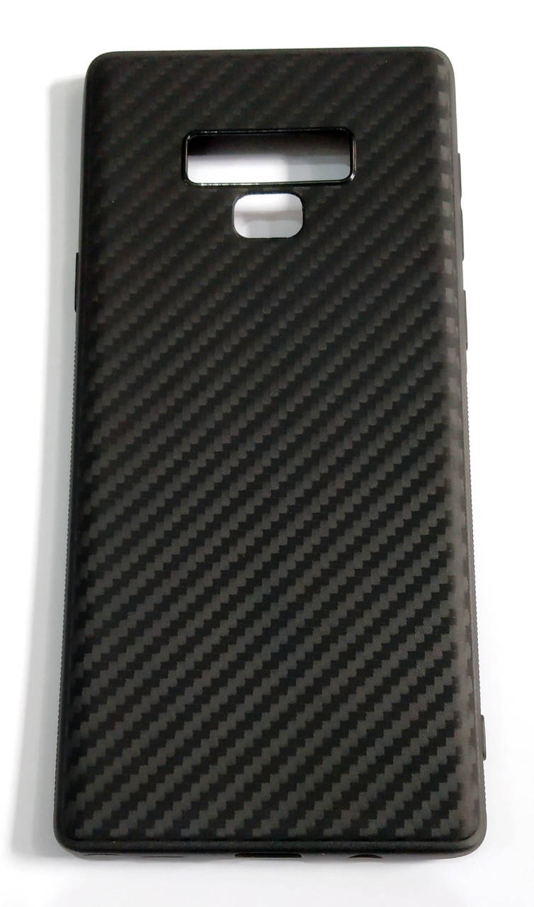 

Чехол для Samsung Galaxy Note 9 N960 силиконовый карбон, Черный