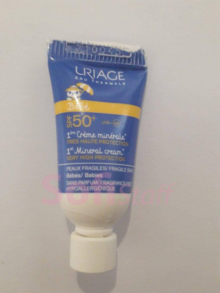 

Міні формат Uriage bebe 1st мінеральний крем для для немовлят SPF 50