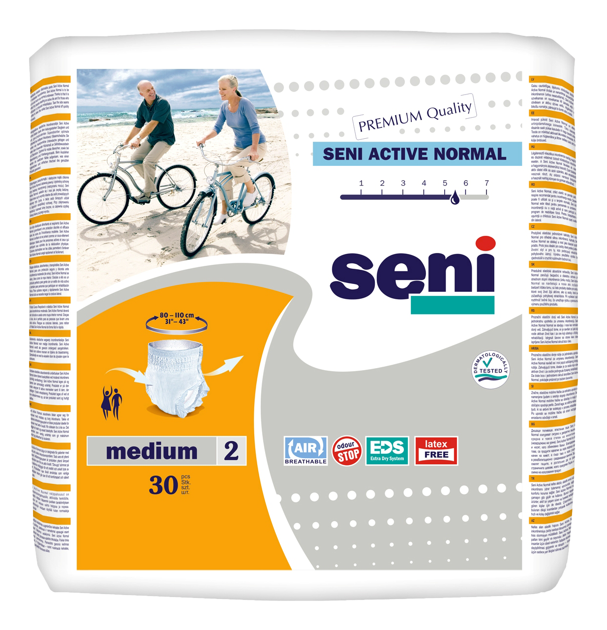 

Впитывающие трусы-подгузники для взрослых SENI Active Normal 2 MEDIUM 30 шт.