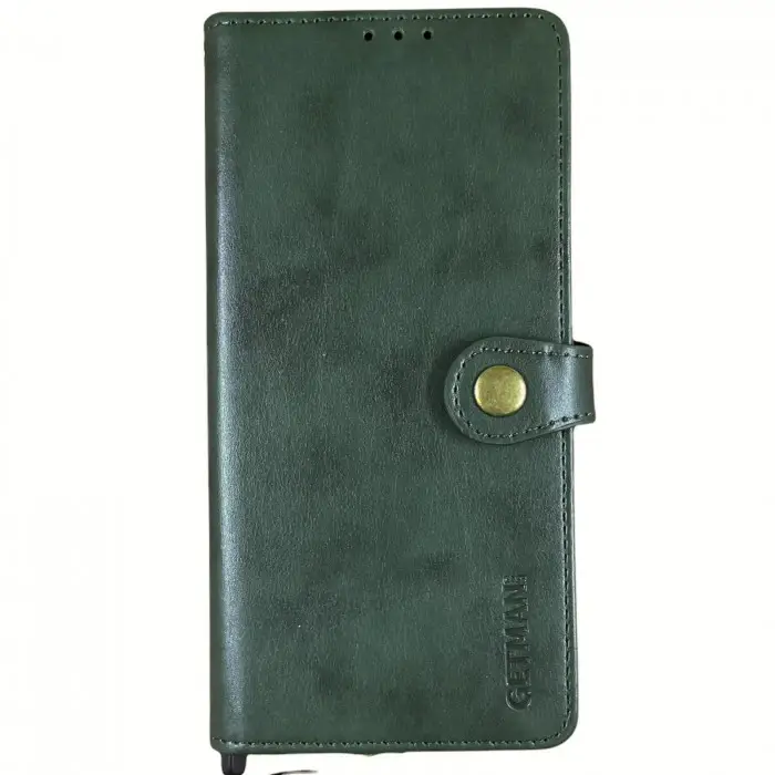 

(UA) Чехол-книжка кожаный GETMAN Gallant для ZTE Blade A51- зеленый, Зелёный