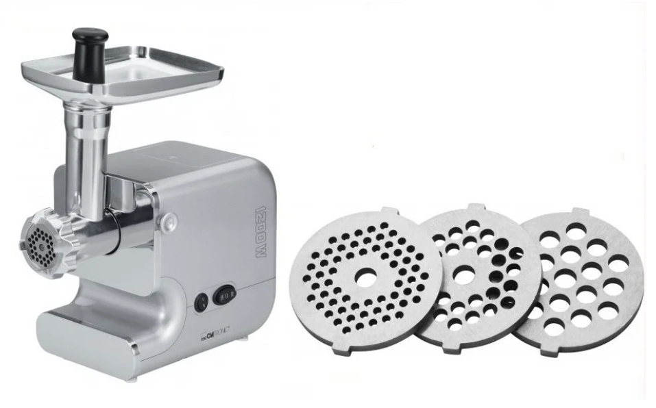 

Бытовая мощная мясорубка с насадками 1200 Вт. Clatronic FW 3506