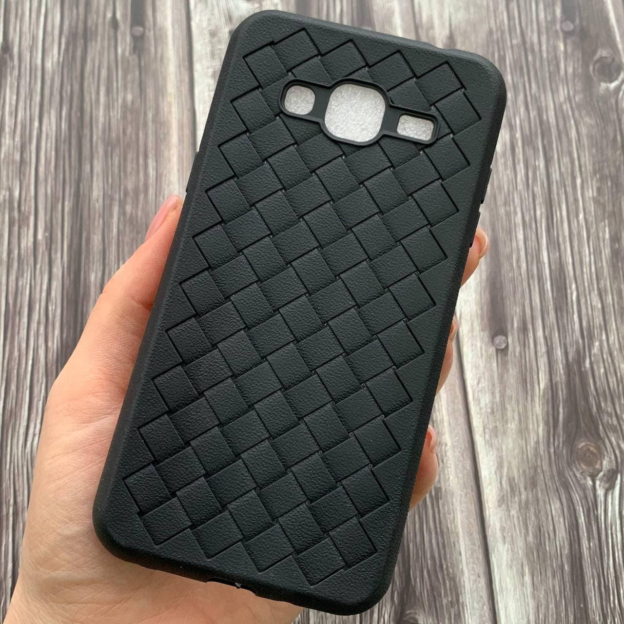 

Чехол для Samsung Galaxy J3 2016 J320 накладка тонкий плетеный чехол на самсунг дж3 дж320 черный