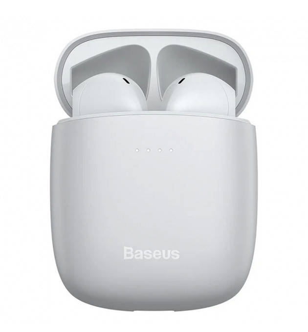 

Наушники беспроводные с микрофоном Baseus W04 True Wireless Bluetooth В кейсе Белый (NGW04-02)