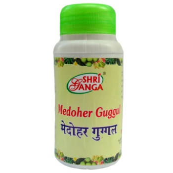 

Медохар Гугул 100 таб. (50г.) Шрі Ганга, Шри Ганга, Medohar Guggulu, Medoher Guggul Shri Ganga, контроль