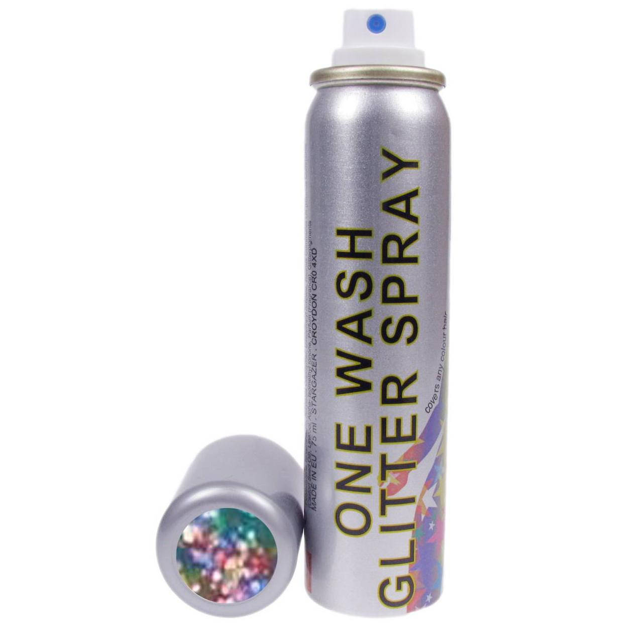 

Глиттерный спрей для волос многоцветный One Wash Glitter Spray MULTI