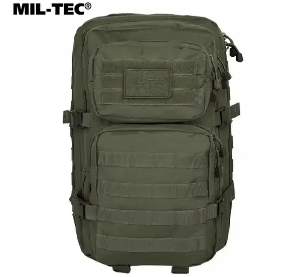 

Большой рюкзак Mil-Tec Assault 36 L Olive, Оливковый