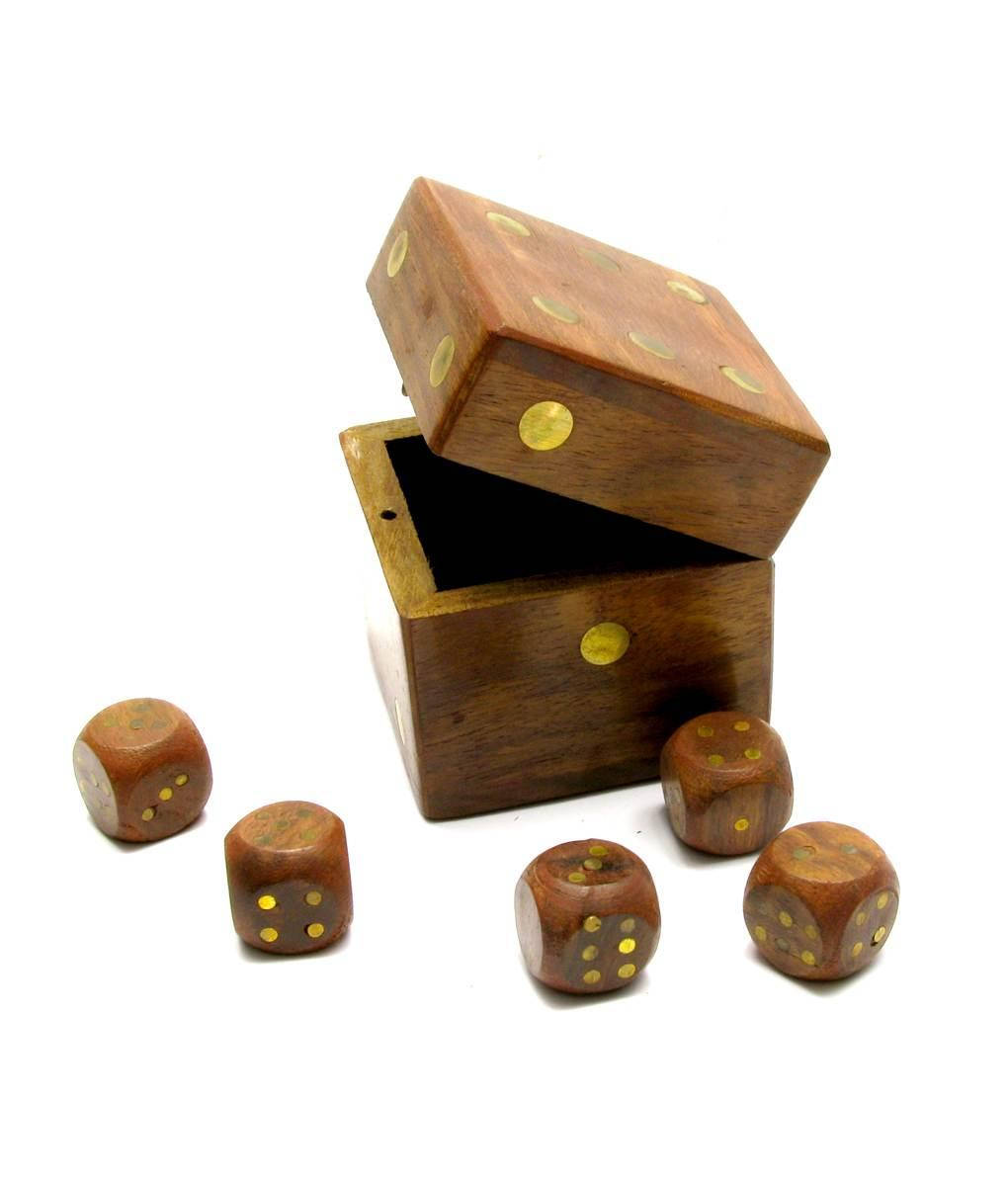 

Кости игральные розовое дерево (6,4х6,4см)