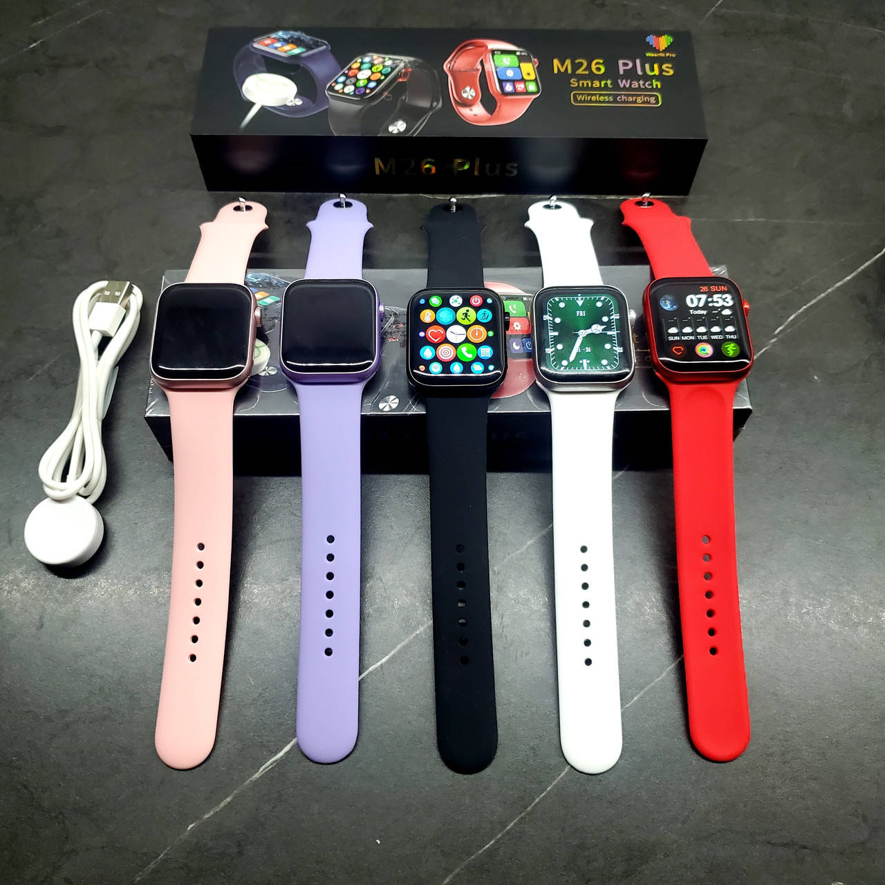 

Умные Смарт-часы Smart Watch Series 6 M26 Plus 44mm Aluminium