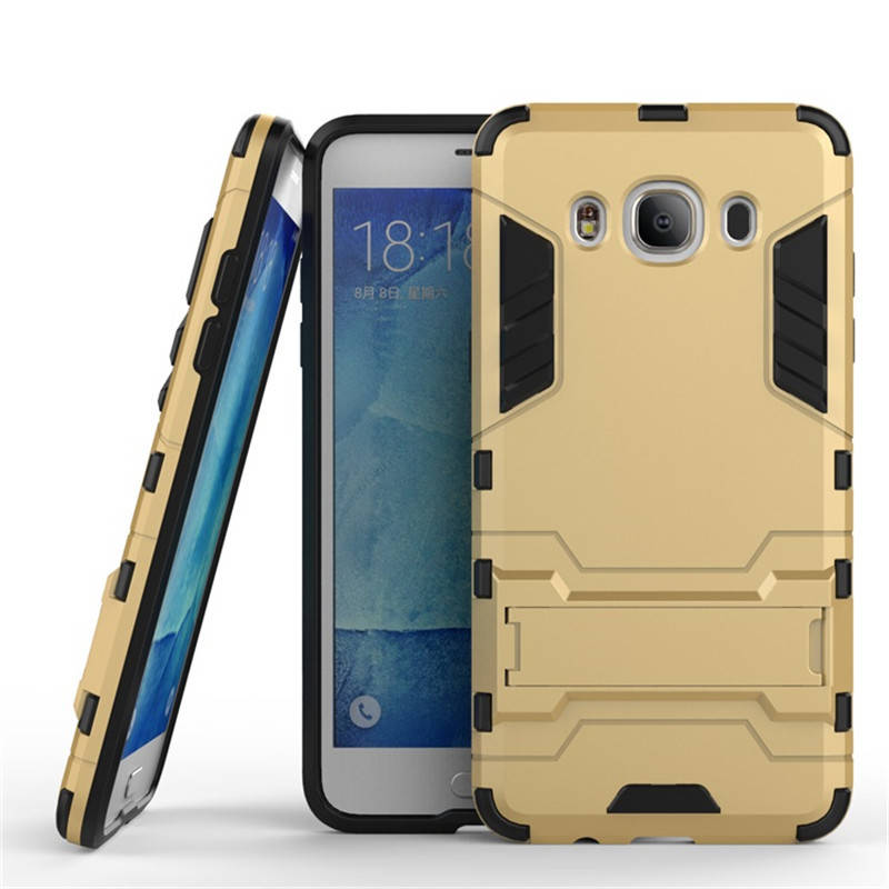 

Чехол Iron для Samsung J7 2016 / J710H / J710 / J710F бронированный бампер Броня Gold