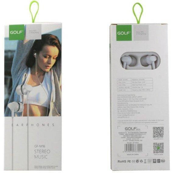 

Наушники вакуумные GOLF M16