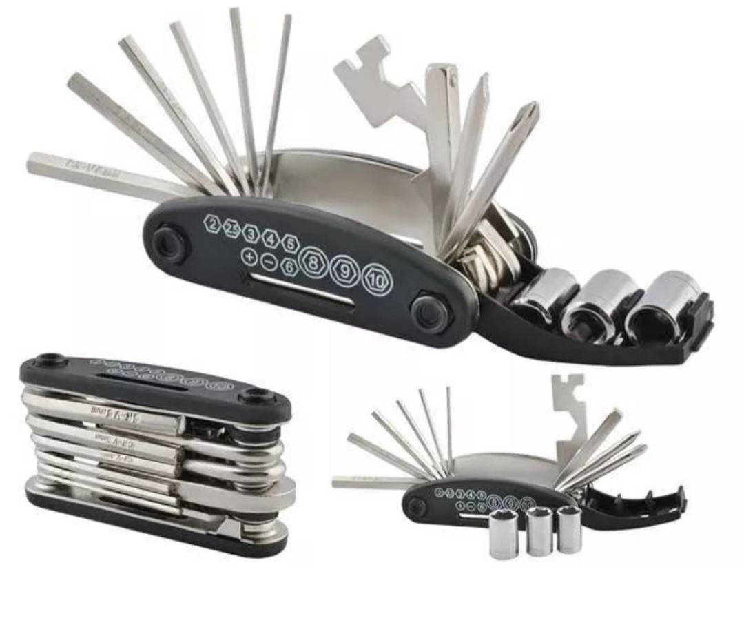 

Мультитул 16 предметов в 1,Многофункциональный набор ключей для ремонта велосипеда,шестигранник,ВЕЛО Набор