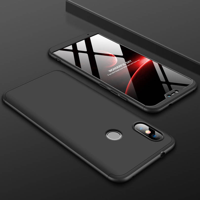 

Чехол GKK 360 для Xiaomi Mi A2 Lite / Redmi 6 Pro бампер Black, Черный