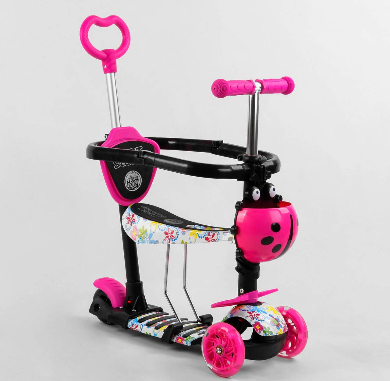 

Самокат 5в1 S 5593 Best Scooter розовый 05374