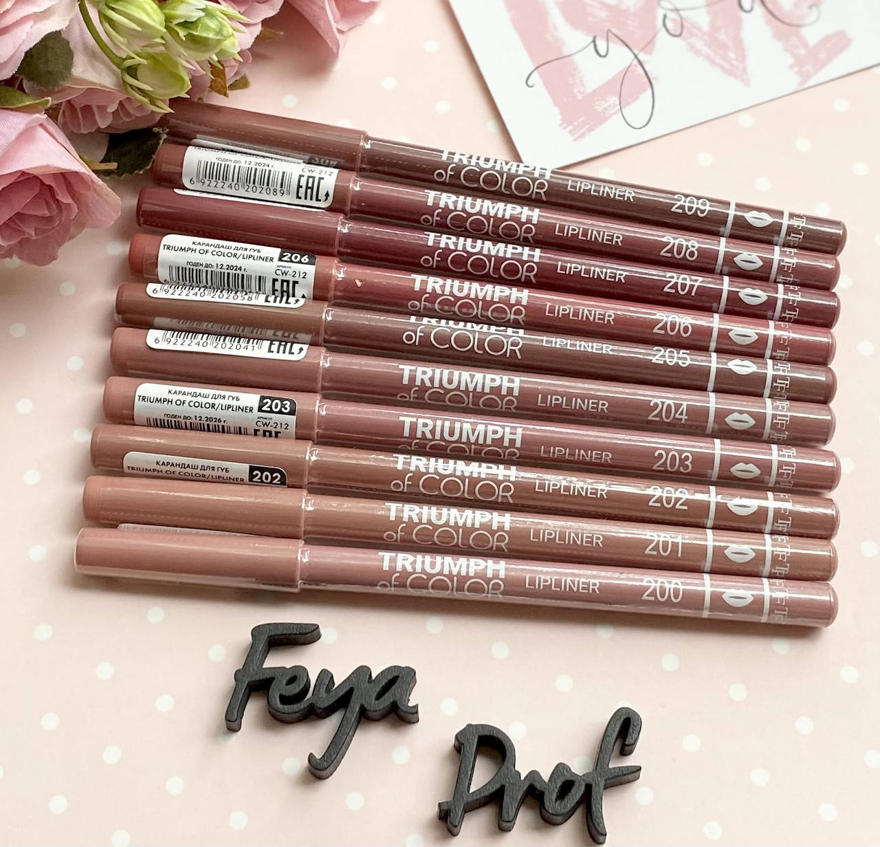 

Набор карандашей для губ TF TRIUMPH of COLOR 10шт