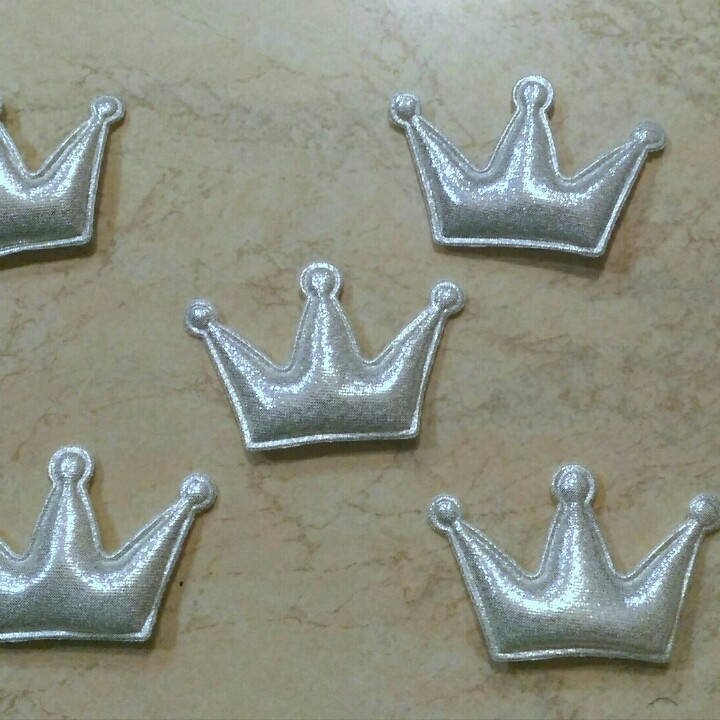 

Патч Корона серебро, Серебристый