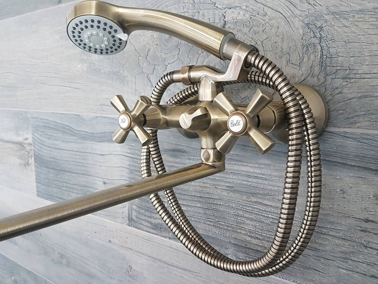 

Смеситель для ванны ретро бронза Mixxus Retro Bronze 140