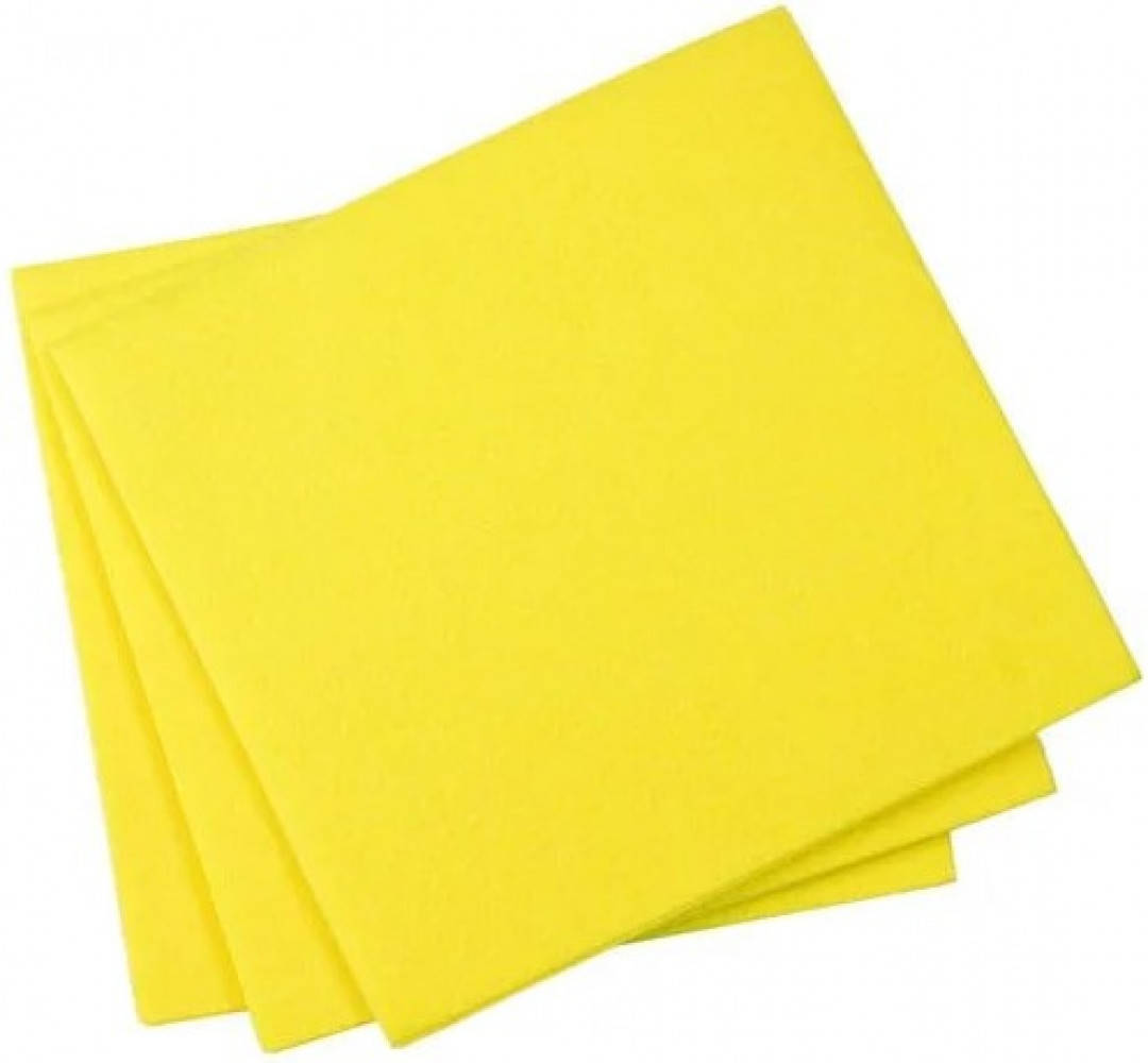 

Салфетка вискозная универсальная 30х36см, желтая, 10 шт/уп, Желтый