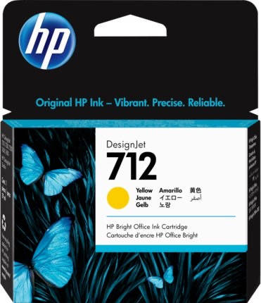 

Струйный картридж HP 712 Yellow (3ED69A)