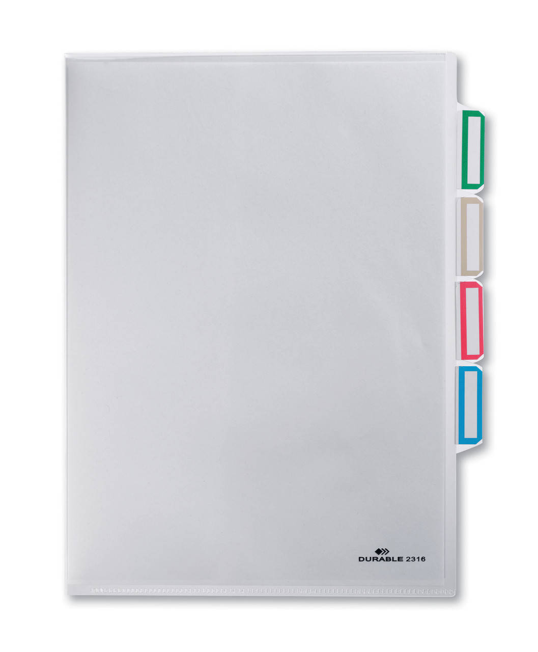 

Папка уголок с разделителями 3 отделения DURABLE