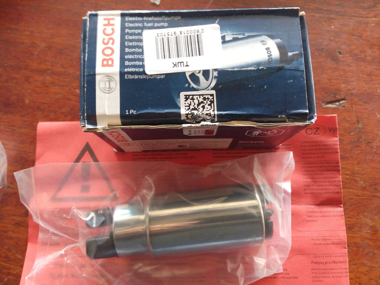 

Электро бензонасос вставка ВАЗ 2108/2115 (BOSCH)