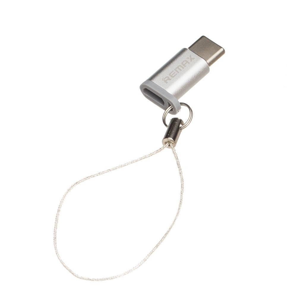 

Переходник Remax RA-USB1 Micro/ Type-C стальной