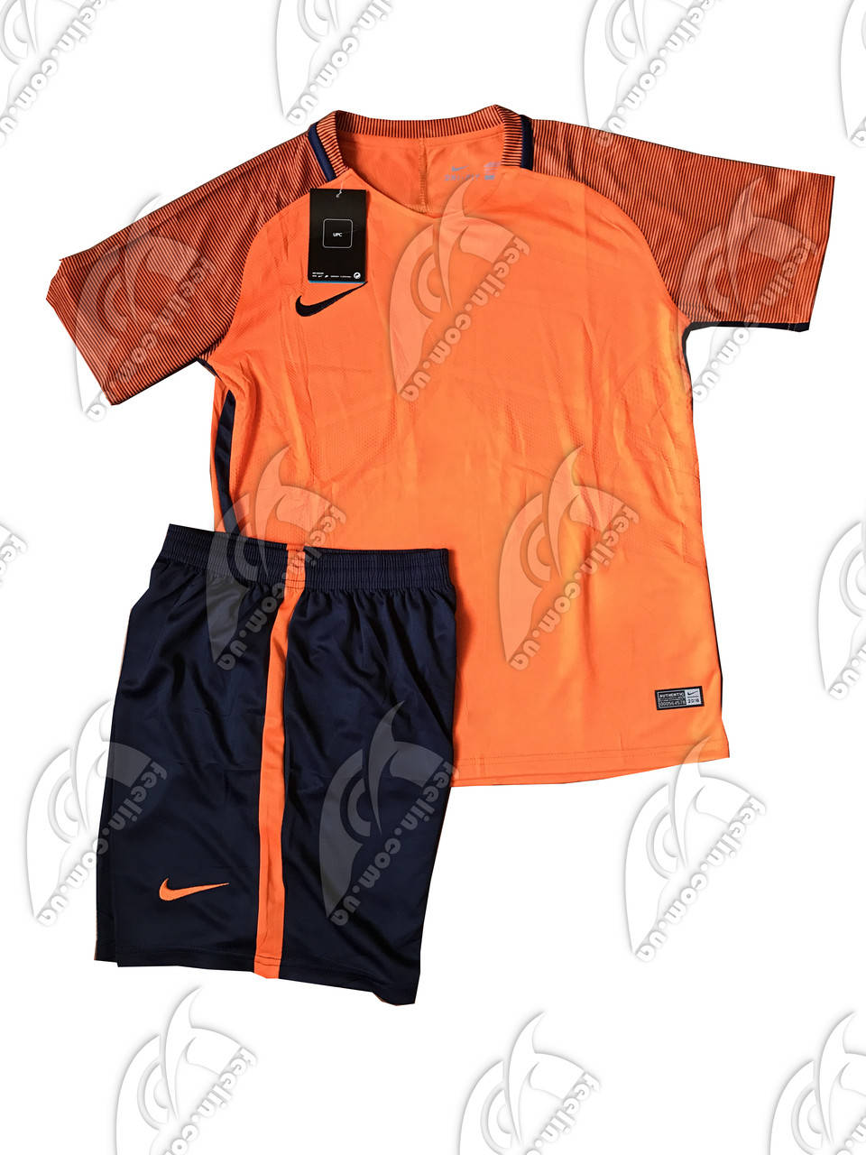

Футбольная форма игровая Nike (Найк оранж\т.синяя) L (на рост 170-175 см)