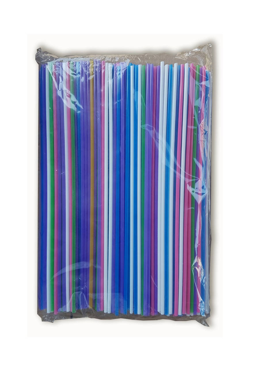 

Трубочки пластиковые для алкоголя, 500 шт, Разные цвета