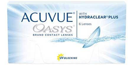 

Контактные линзы Acuvue Oasys with Hydraclear Plus