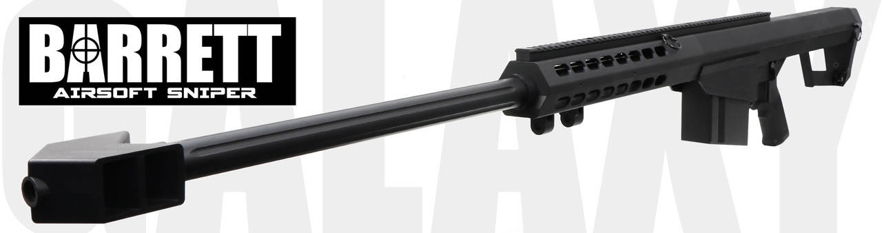 

Снайперская винтовка страйкбольная Barrett M82 S 6 мм, Черный