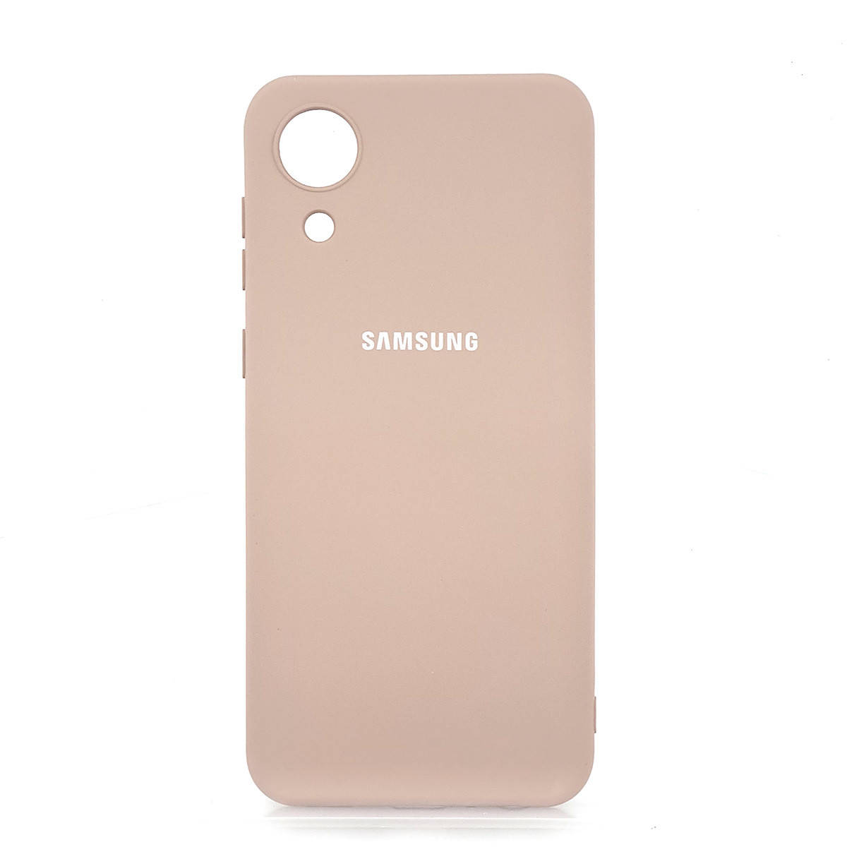 

Чехол Full Silicone Cover для Samsung Galaxy A03 Core Pink Sand, Песочный