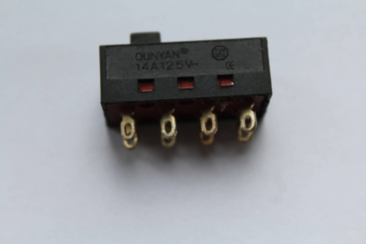 

Переключатель ползунковый XN-2-2308 14A 250V 3 положения 8 контактов