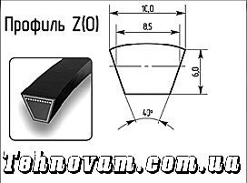 

Ремень клиновый Z-1060